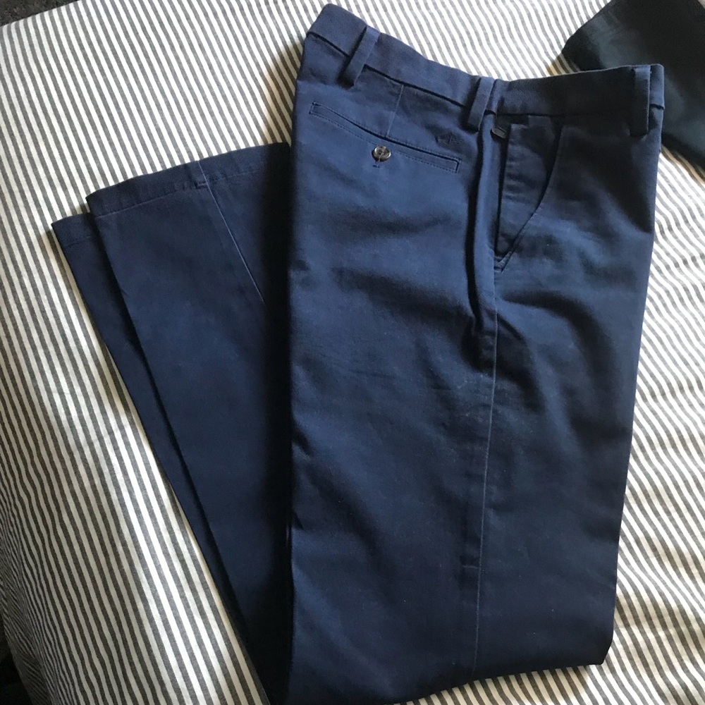 Mens navy blue slim tapered dockers